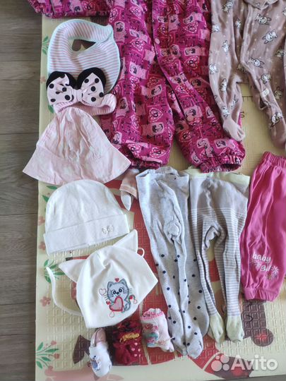 Вещи пакетом на девочку 68-74