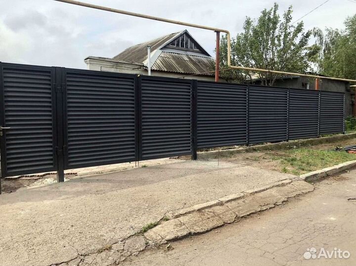 Забор жалюзи