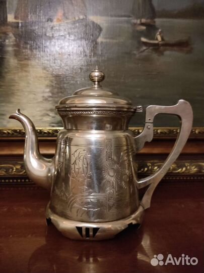 Заварочный чайник серебро 84