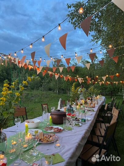 Ретро гирлянда уличная