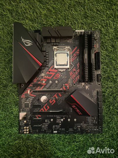 Материнская плата asus strix i5 8400 16 gb 2666