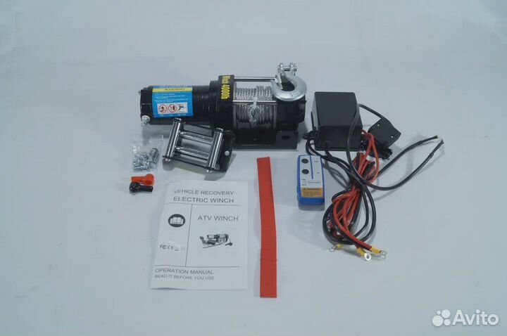 Лебедка электрическая 12V PRO&TOP 4500lbs / 1814 к