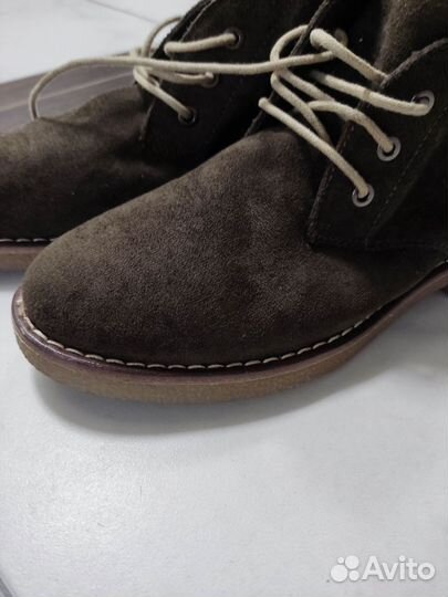 Ботинки замшевые 37