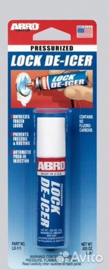 Abro LD111 Размораживатель замков, 18 г, abro, LD1