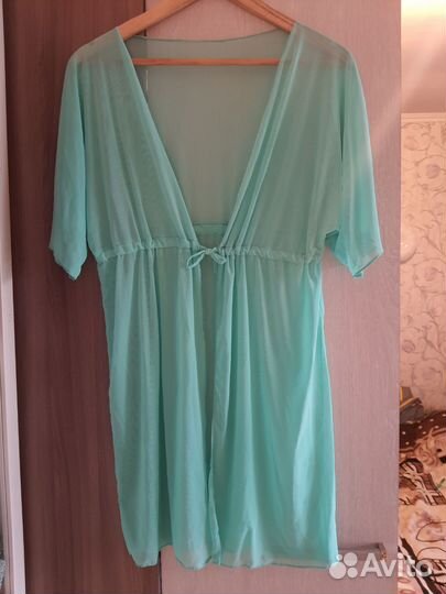 Туника пляжная летняя накидка 48- 50- бронь