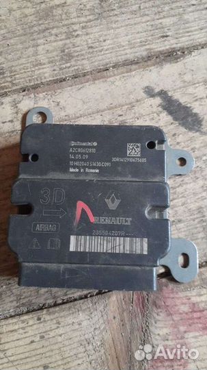 Renault logan 2 блок управления Airbag
