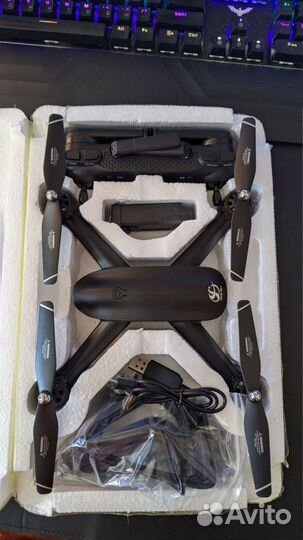 Квадрокоптер s165 с камерой игрушка