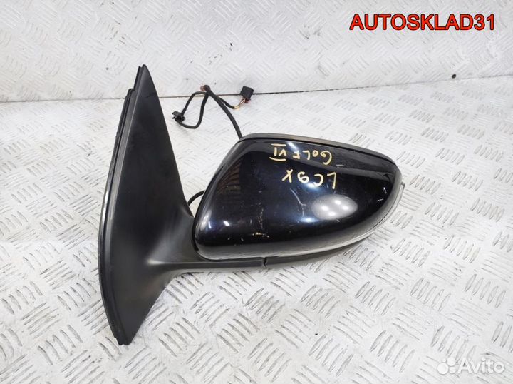 Зеркало левое Volkswagen Golf 6 5K0857507AH