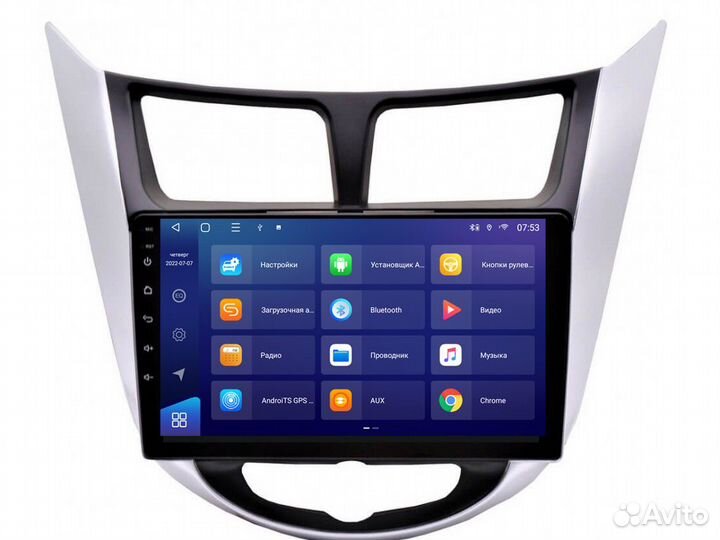 Магнитола Mstar Ts109020A для Hyundai Solaris 2011