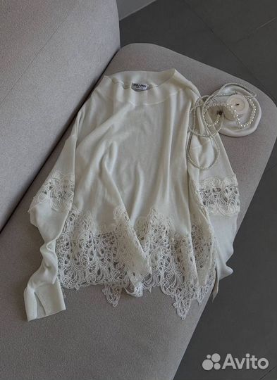 Кофточка MiuMiu стильная (тренд 2024)