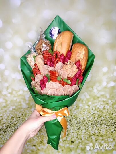 Мужской букет из колбас