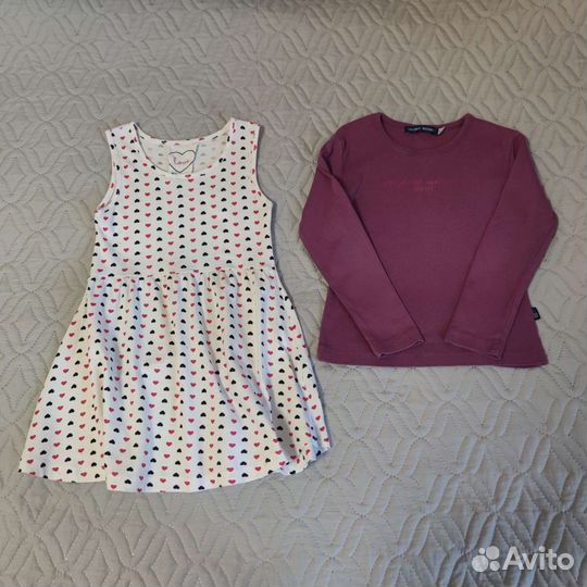 Одежда для девочки пакетом 110-116