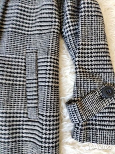 Классическое пальто, гусиная лапка. 40-42