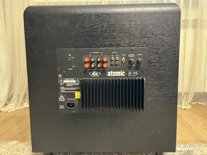 Сабвуфер 15 дюймов Дания Eltax Atomic A-15
