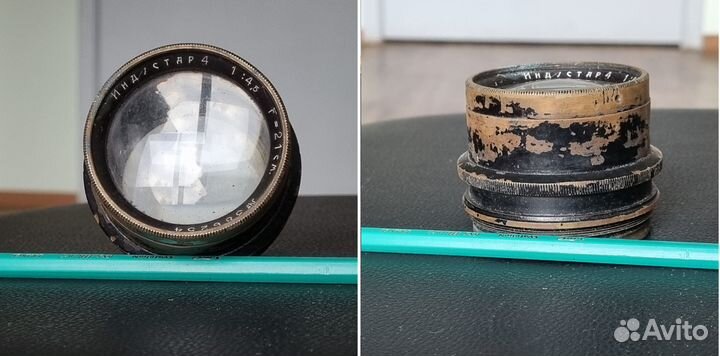 Объективы разные старые: форматные, проекционные