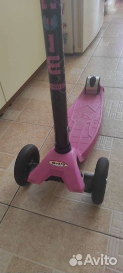 Самокат трехколесный Maxi Micro T-tube pink