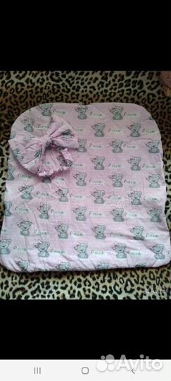 Конверт на выписку летний для девочки