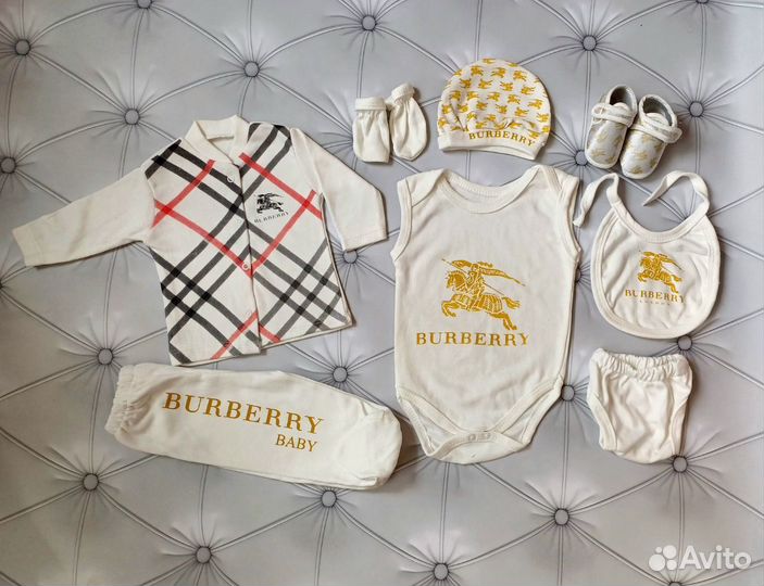 Комплект на выписку Burberry 56-62