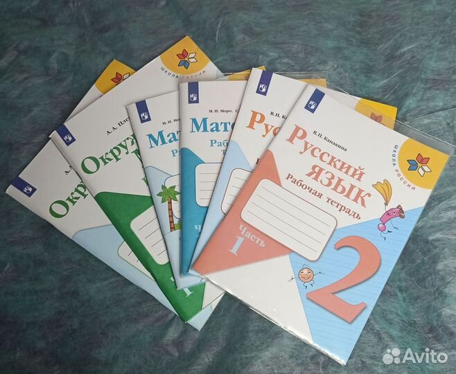 Рабочие тетради 2 класс математика русский окруж