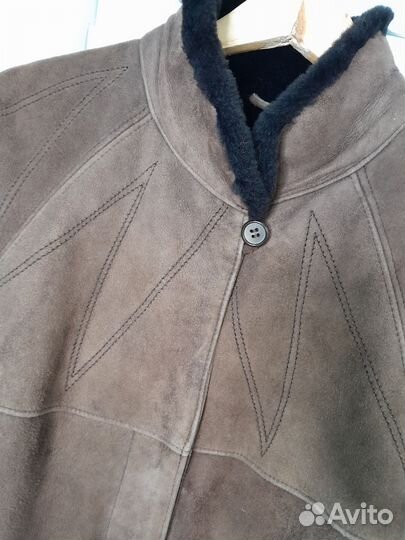 Винтажная немецкая дубленка 42/44
