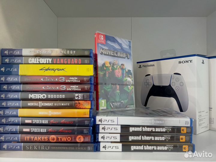 Диски ps4 ps5 оригинал новые