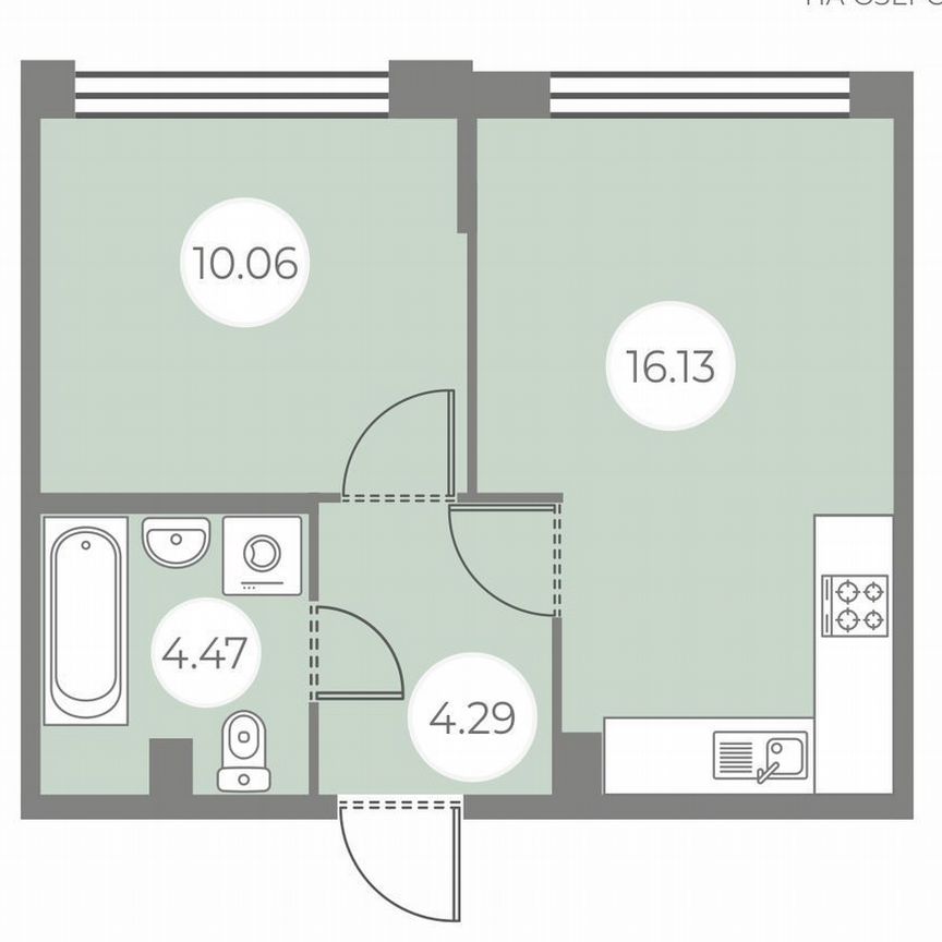 1-к. квартира, 35 м², 1/7 эт.