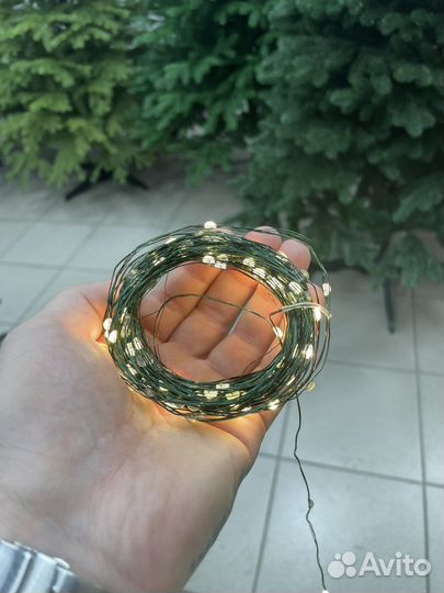 Гирлянда нить роса