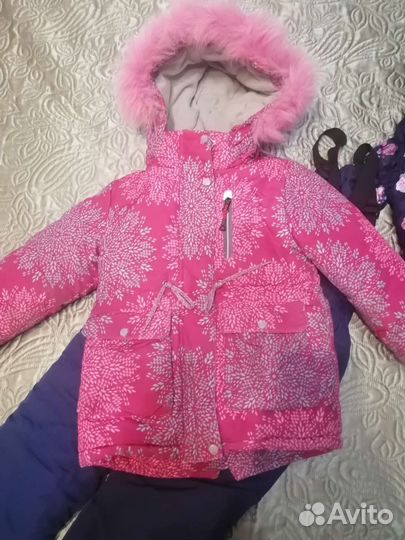 Зимняя костюм для девочки 116