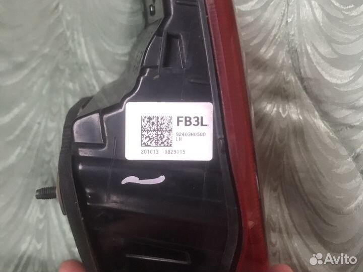 Фонарь задний левый KIA RIO 4