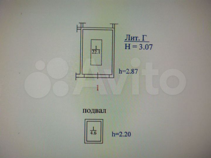 Гараж, 22 м²