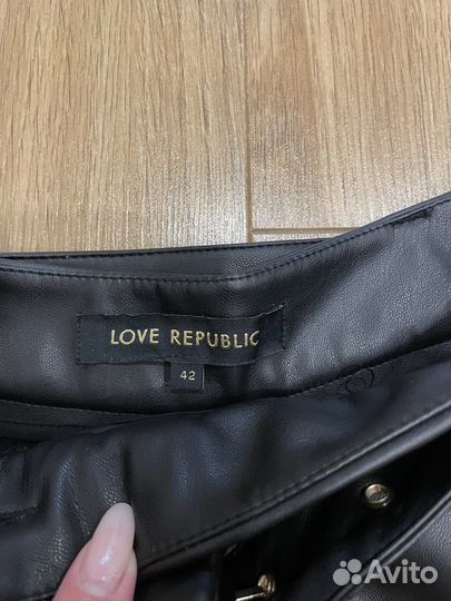 Шорты женские кожаные