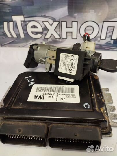 Блок управления двигателем Chevrolet Aveo 1.2