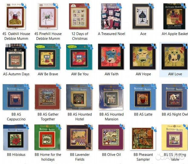 Схемы для вышивания Mill Hill большой выбор