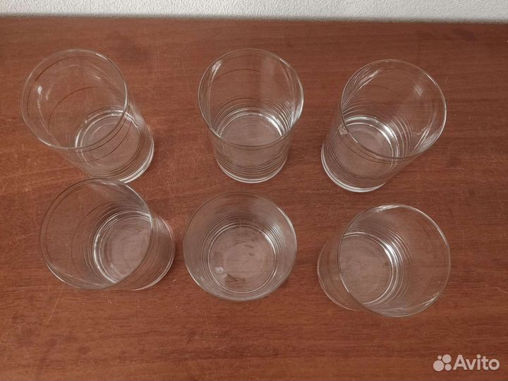 Набор стаканов золотая спираль gala 6шт в упаковке