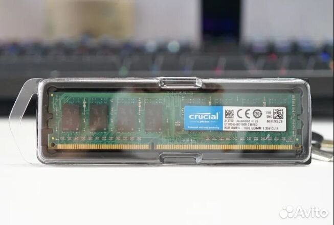 DDR3 1600 MHz 4GB Crucial dimm Новая для пк