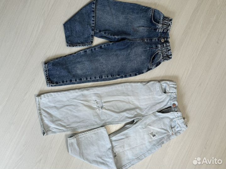 Джинсы для девочки 110-116