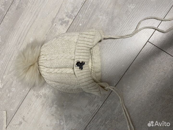 Шапочки для малышки 0-6 мес