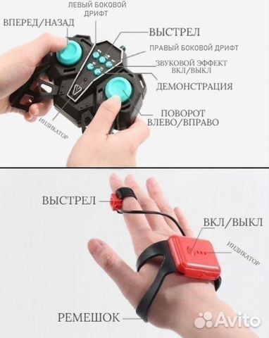 Танк Tank fight управление жестами и пультом