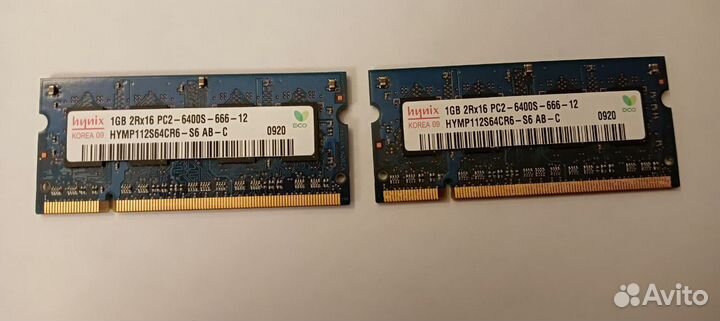 Оперативная память Hynyx sodimm DDR2-800 PC2-6400