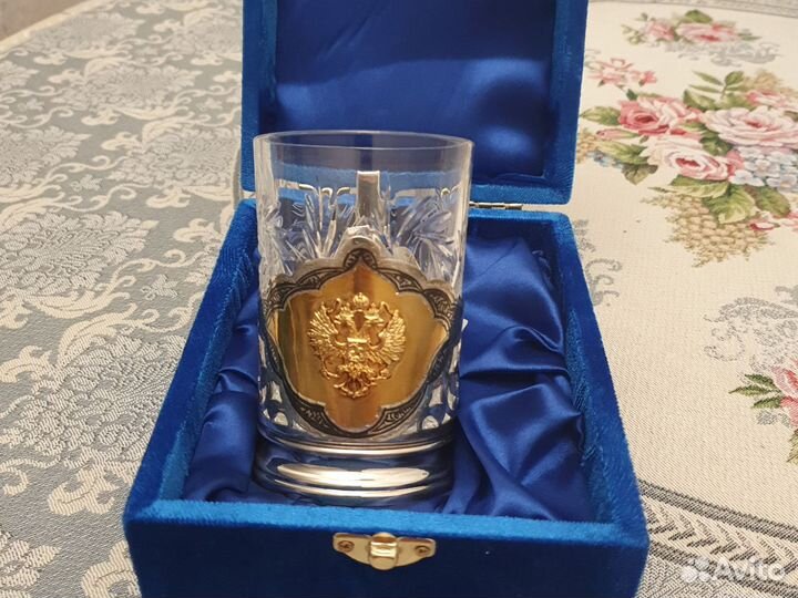 Подстаканник серебро кубачи