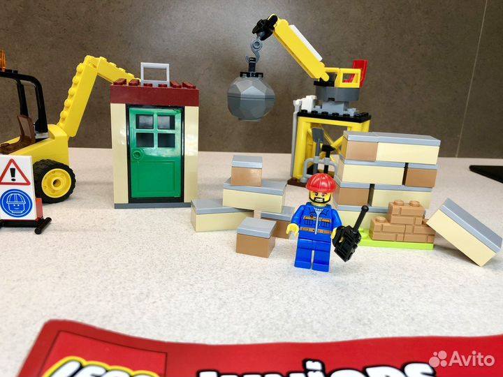 Lego City Juniors 10734 Стройплощадка (2017г) лего