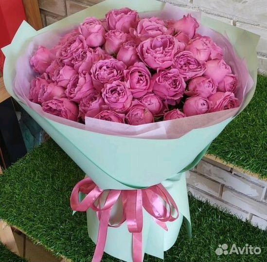 Цветы пионовидные розы