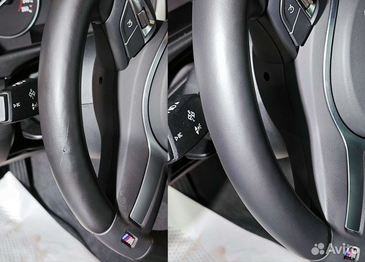 Покраска кожи по заводской технологии