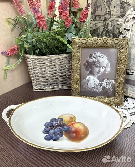 Антикварное блюдо Thomas Клеймо 1908-1939 - е годы