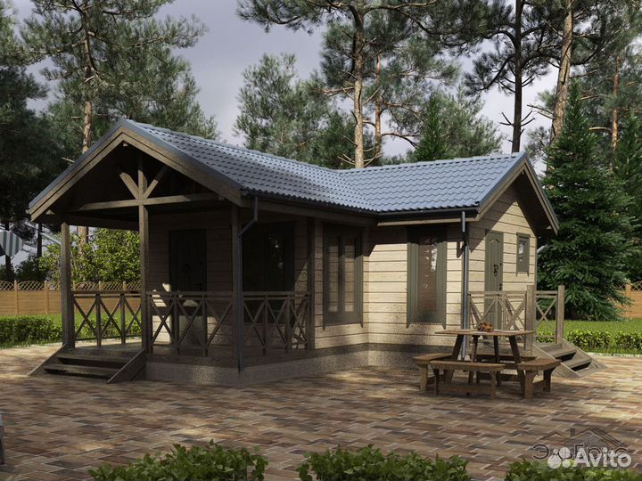 Комплект-баня клееный брус Иртышь