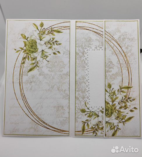Открытка ручной работы 