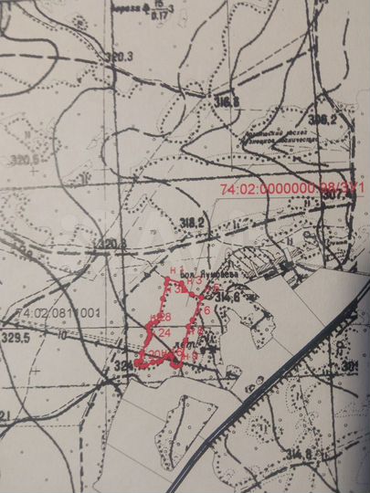 Участок 7,4 га (СНТ, ДНП)