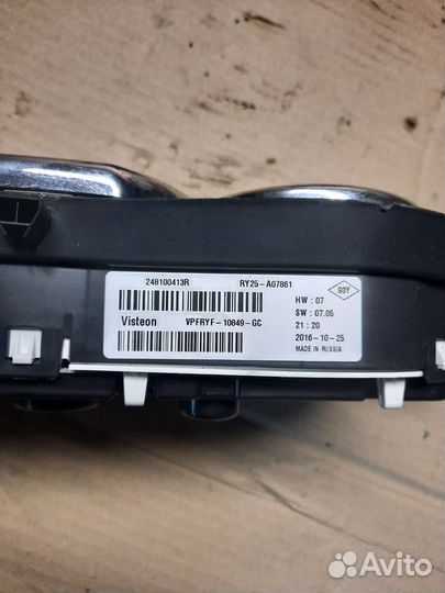 Щиток приборов renault logan, duster, sandero