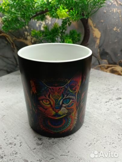 Кружка хамелеон с 3D эффектом