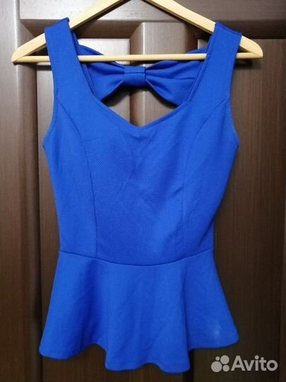 Блуза с баской